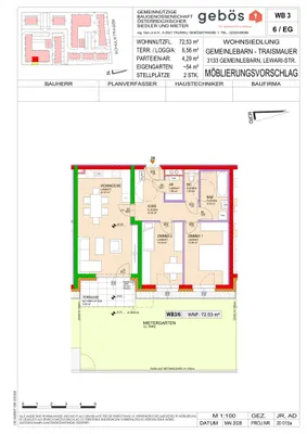 3-Zimmer-Wohnung mieten in Sankt Pölten Land – 72,53 m², € 799 – Bild 7 von 7