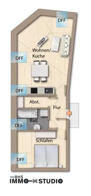 2-Zimmer-Wohnung kaufen in Graz – 58,85 m², € 189.900 – Bild 22 von 23