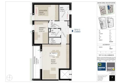 3-Zimmer-Wohnung mieten in Sankt Johann im Pongau – 67,62 m², € 1.425 – Bild 6 von 13
