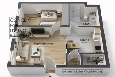 2-Zimmer-Wohnung kaufen in Wien – 32,46 m², € 190.000 – Bild 3 von 38