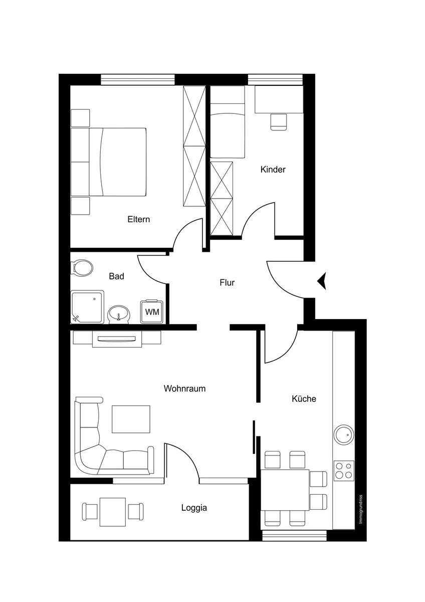 Wohnung – Dornbirn, Rohrbach - Ansicht 2