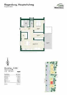 2-Zimmer-Wohnung mieten in Südoststeiermark – 64,2 m², € 843 – Bild 4 von 4