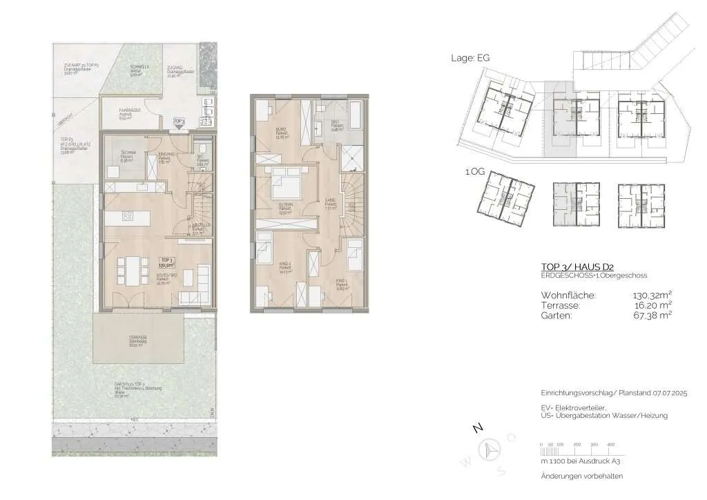 Charmante Doppelhaushälfte in St. Lorenz: 5 Zimmer, Garten & Terrasse warten auf Sie! - Ansicht 3