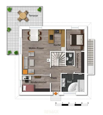 3-Zimmer-Haus kaufen in Linz Land – 82 m², € 495.000 – Bild 8 von 9