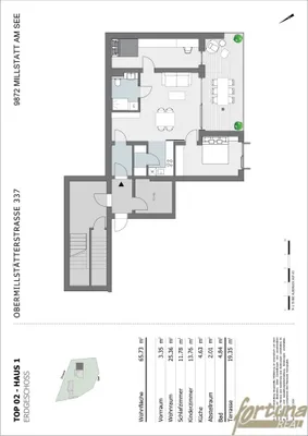 3-Zimmer-Wohnung kaufen in Spittal an der Drau – 65,73 m², € 449.000 – Bild 9 von 9
