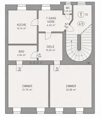 3-Zimmer-Wohnung kaufen in Wien – 72,85 m², € 371.535 – Bild 5 von 6