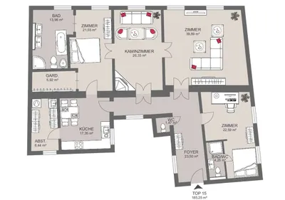 4-Zimmer-Wohnung kaufen in Wien – 185,25 m², € 2.395.000 – Bild 11 von 12