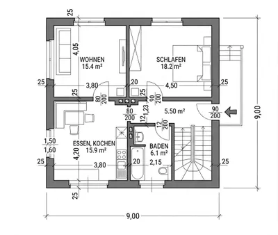 5-Zimmer-Haus kaufen in Graz-Umgebung – 110 m², € 395.000 – Bild 16 von 18