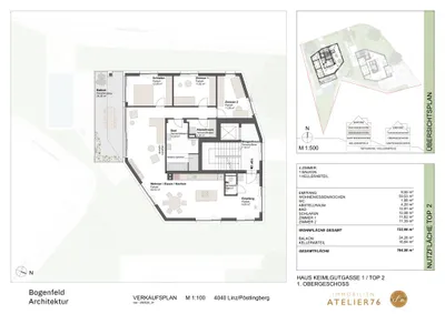 4-Zimmer-Wohnung kaufen in Linz – 123,66 m², € 799.000 – Bild 3 von 8