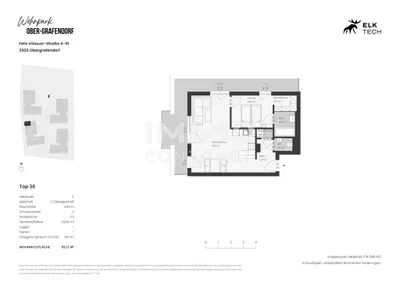 2-Zimmer-Wohnung kaufen in Sankt Pölten Land – 55,17 m², € 215.000 – Bild 7 von 7