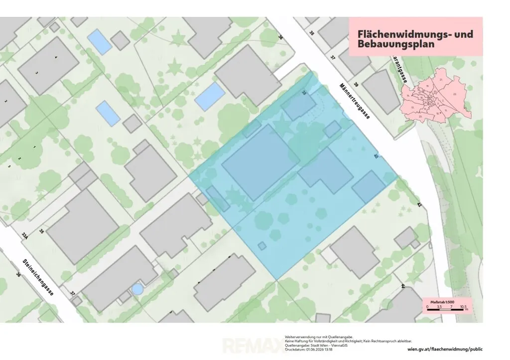 Bauträger Baugrundstück mit 1.865 m², Bestlage 1100 Wien - Widok 2