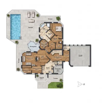 7-Zimmer-Haus kaufen in Graz – 350 m², € 1.500.000 – Bild 16 von 17