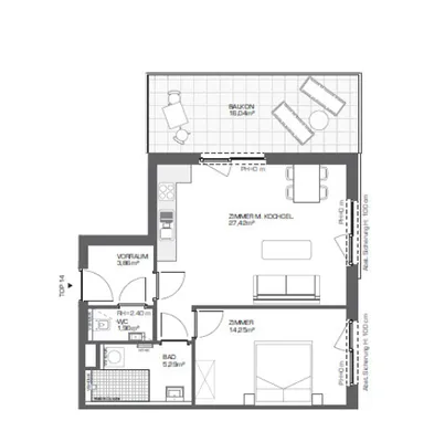 2-Zimmer-Wohnung kaufen in Wien – 53 m², € 386.100 – Bild 11 von 12