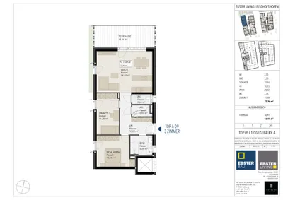 3-Zimmer-Wohnung kaufen in Sankt Johann im Pongau – 73,36 m², € 394.000 – Bild 19 von 20
