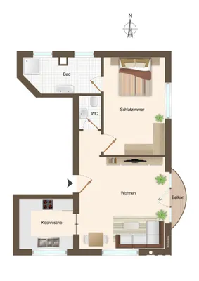 2-Zimmer-Wohnung kaufen in Zell am See – 53 m², € 195.000 – Bild 11 von 11