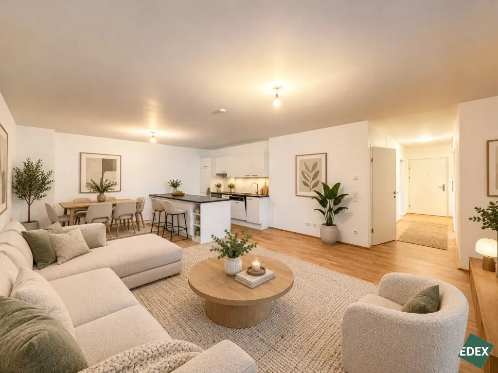 3-room apartment with loggia, 93 m², Brigittenau, Brigittenau