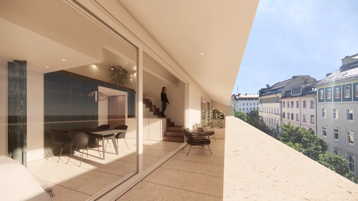 Top Investment hoch über Graz - 7 Dachgeschosswohnungen mit unverbaubarem Blick - Ansicht 2