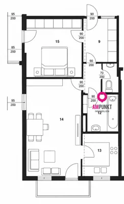 2-Zimmer-Wohnung kaufen in Salzburg Stadt – 55 m², € 334.000 – Bild 8 von 8