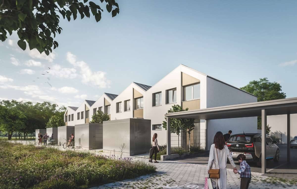 Reihenhäuser in Weiden am See, Sportplatzgasse RH2 - Ansicht 3