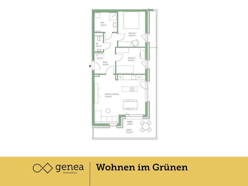 Ruhiges Wohnen im Jakomini Verde Haus K | Provisionsfrei | Ihr neues Zuhause wartet - Ansicht 2