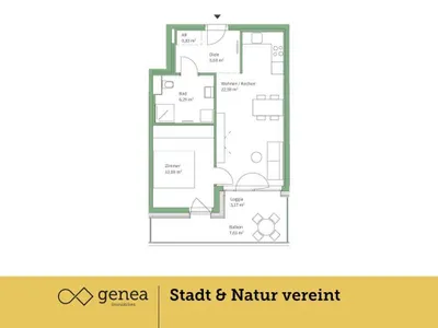 2-Zimmer-Wohnung kaufen in Graz – 47,41 m², € 239.000 – Bild 2 von 18