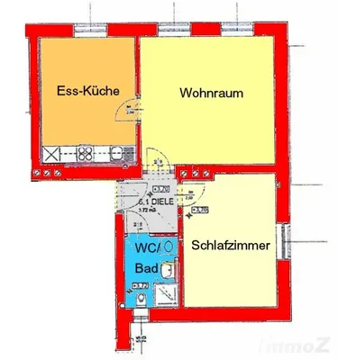 2-Zimmer-Wohnung mieten in Graz – 60,69 m², € 646