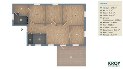 5-Zimmer-Wohnung kaufen in Salzburg Stadt – 97 m², € 650.000 – Bild 24 von 24