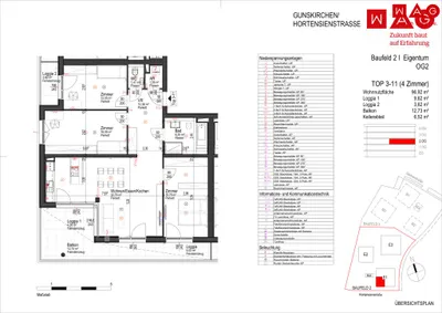 4-Zimmer-Wohnung kaufen in Wels-Land – 96,92 m², € 401.800 – Bild 6 von 6