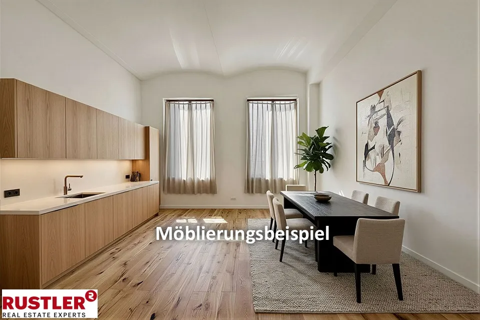 Großzügige 2-Zimmer-Altbauwohnung mit charmantem Gewölbe - Ansicht 3