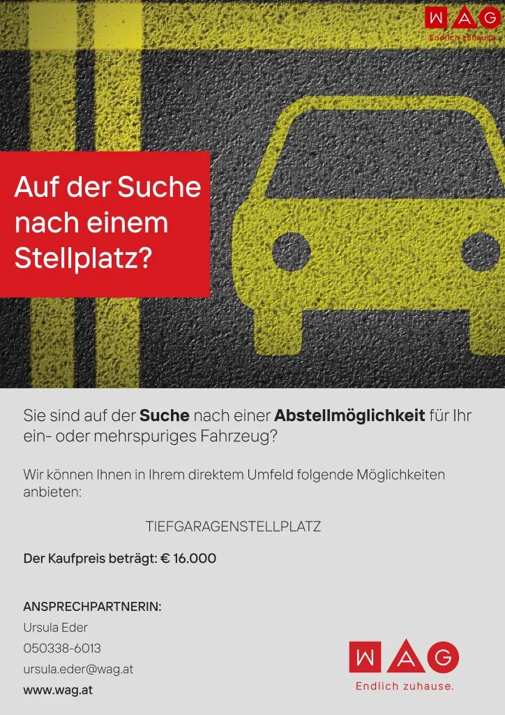 Sorgenlos durch den Winter: Tiefgaragenplatz in sicherer Umgebung: sofort verfügbar - provisionsfrei!, Linz