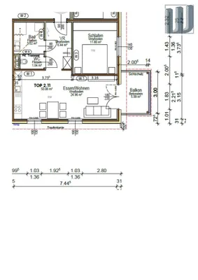 2-Zimmer-Wohnung mieten in Hartberg-Fürstenfeld – 50 m², € 703 – Bild 19 von 19