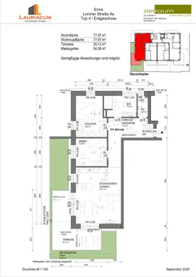 3-Zimmer-Wohnung mieten in Linz Land – 77,97 m², € 1.405 – Bild 10 von 10