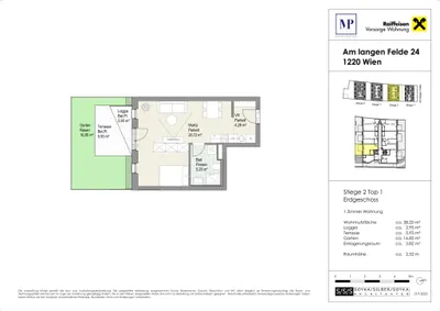 1-Zimmer-Wohnung kaufen in Wien – 38,2 m², € 295.300 – Bild 14 von 14