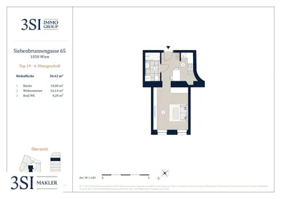 1-Zimmer-Wohnung kaufen in Wien – 30,42 m², € 259.000 – Bild 13 von 13