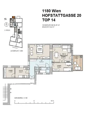 3-Zimmer-Wohnung kaufen in Wien – 85,35 m², € 699.000 – Bild 15 von 16
