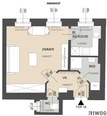 Immobilie kaufen in Wien – 30 m², € 180.000 – Bild 8 von 8