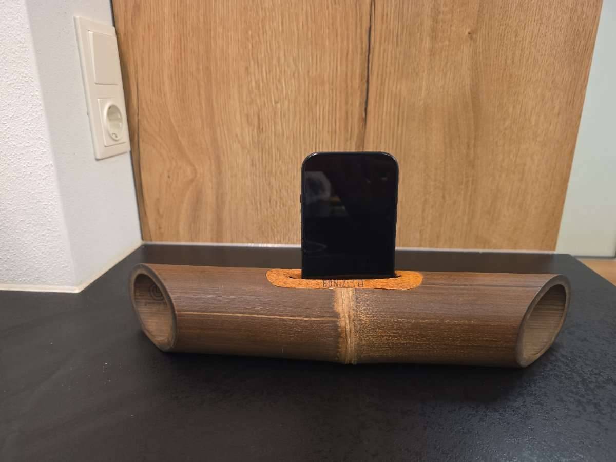 Bambus Lautsprecher Verstrker Handy Mobilt,  5,- (3493 Hadersdorf am  Kamp) - willhaben
