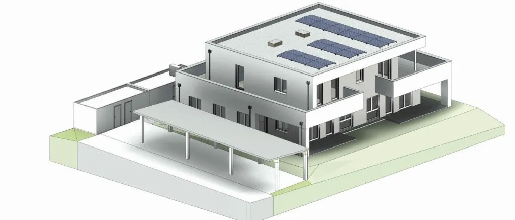 Eigenheim macht Glücklich! Erstbezug in Kematen: Moderne Wohnung mit Süd- Ostterrasse , Carport & flexiblen Räumen! - Ansicht 2