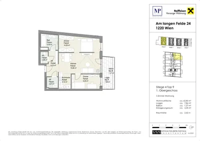 Immobilie kaufen in Wien – 62,8 m², € 407.000 – Bild 23 von 23