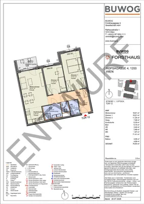 3-Zimmer-Wohnung kaufen in Wien – 71,41 m², € 397.000 – Bild 2 von 8