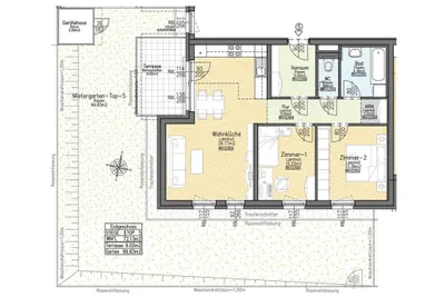 3-Zimmer-Wohnung mieten in Sankt Pölten Land – 72,13 m², € 835 – Bild 2 von 9