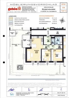 3-Zimmer-Wohnung mieten in Sankt Pölten Land – 72,13 m², € 835 – Bild 8 von 9
