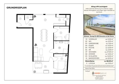 3-Zimmer-Wohnung kaufen in Linz Land – 93 m², € 375.000 – Bild 12 von 12
