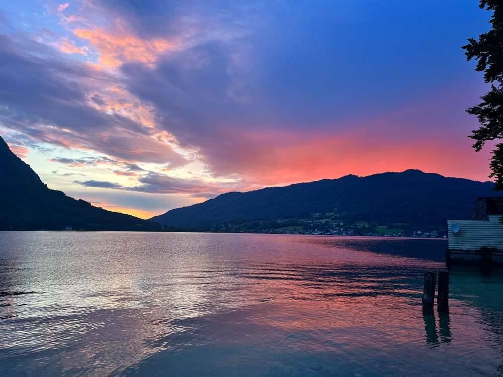 hideaway Attersee - Pachtgrundstück für Tinyhaus, Wohnwagen oder Wohnmobil am Attersee in kleiner abgeschlossener Bucht mit eigenem Seezugang - Ansicht 2