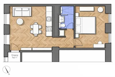 2-Zimmer-Wohnung kaufen in Wien – 42,8 m², € 249.500 – Bild 11 von 11