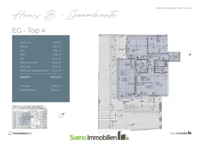2-Zimmer-Wohnung kaufen in Gmunden – 70,72 m², € 502.000 – Bild 24 von 29