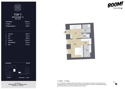 2-Zimmer-Wohnung kaufen in Wien – 63,9 m², € 640.000 – Bild 8 von 9