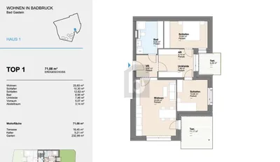 3-Zimmer-Wohnung kaufen in Sankt Johann im Pongau – 71 m², € 428.000 – Bild 5 von 6