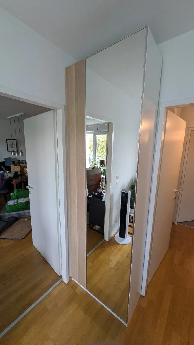 garderobe hochwertig moebel-dich-auf Garderoben-Set Como anthrazit/Artisan Eiche Nb. Flurgarderobe Wandgarderobe Paneel + Schuhschrank + Spiegel optional mit Hochschrank (Garderobe) Küche, Haushalt & Wohnen Size:25 cm