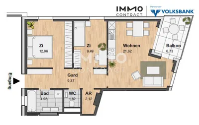 3-Zimmer-Wohnung mieten in Graz – 74,98 m², € 1.199 – Bild 19 von 19
